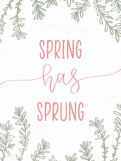 Imperfect Dust DUST984 - DUST984 - Spring has Sprung - 12x16 Spring has Sprung, Spring, Springtime, Leaves, Greenery, Typography, Signs from Penny Lane