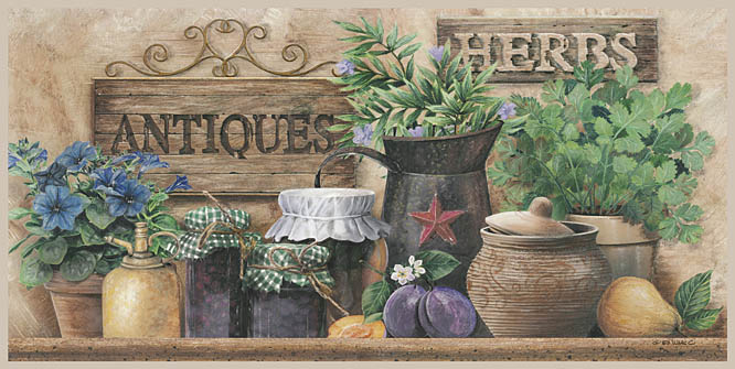 Ed Wargo ED190A- Antiques and Herbs - Antiques, Herbs, Flowers, Signs, Pottery, Crocks from Penny Lane Publishing