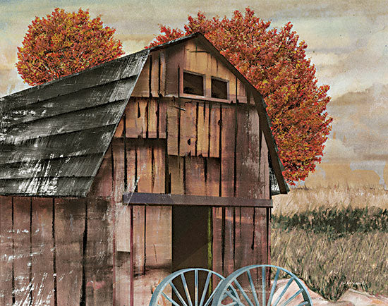 Ed Wargo ED435 - ED435 - Country Barn I - 16x12 Barn, Farm, Country, Harvest, Trees, Autumn, Harvest from Penny Lane