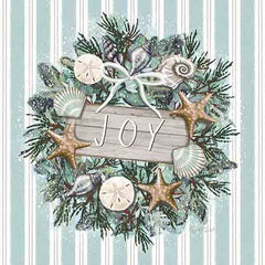 ET280 - Joy Coastal Christmas Wreath - 12x12