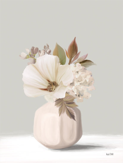 House Fenway FEN1072 - FEN1072 - Tranquil Primrose Blossom - 12x16 Flowers, Primrose Flowers, Bouquet, White Primrose, Vase from Penny Lane