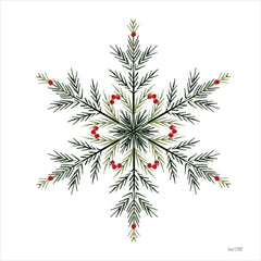 FEN1121 - Evergreen Snowflake I - 12x12
