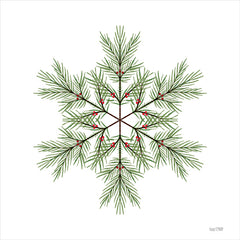 FEN1124 - Evergreen Snowflake IV - 12x12