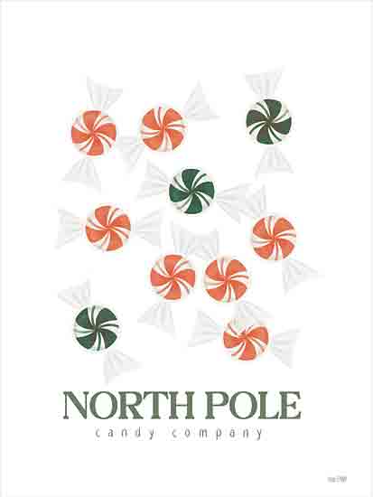 House Fenway FEN1141 - FEN1141 - North Pole Candy Company - 12x16 Christmas, Holiday, Kitchen, Candy, North Pole Candy Company, Typography, Signs, Textual Art, Red and Green Candies, Winter from Penny Lane