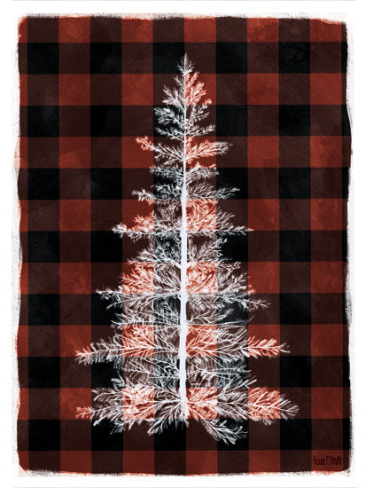 House Fenway FEN126 - FEN126 - Buffalo Pine Red      - 12x16 Christmas Tree, Buffalo Plaid, Holidays, Pine Tree from Penny Lane
