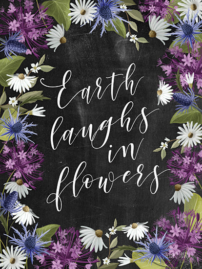 House Fenway FEN137 - FEN137 - Earth Laughs in Flowers  - 12x16 Flowers, Botanical, Purple and White Flowers, Gardeners from Penny Lane