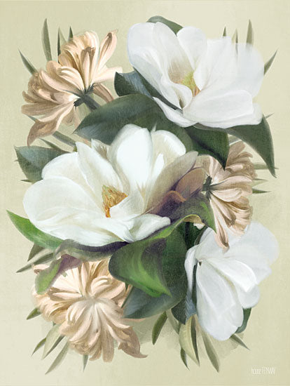 House Fenway FEN284 - FEN284 - Vintage Romance - 12x16 Magnolias, Bouquet, Flowers from Penny Lane