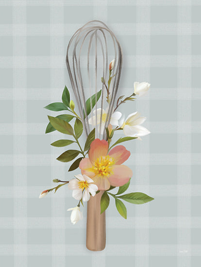 House Fenway FEN359 - FEN359 - Kitchen Made with Love Whisk - 12x16 Whisk, Utensil, Kitchen, Flowers from Penny Lane