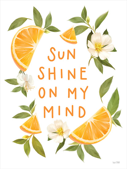 House Fenway FEN367 - FEN367 - Sun Shine on My Mind - 12x16 Sunshine on My Mind, Oranges, Orange Blossoms, Fruits, Kitchen from Penny Lane