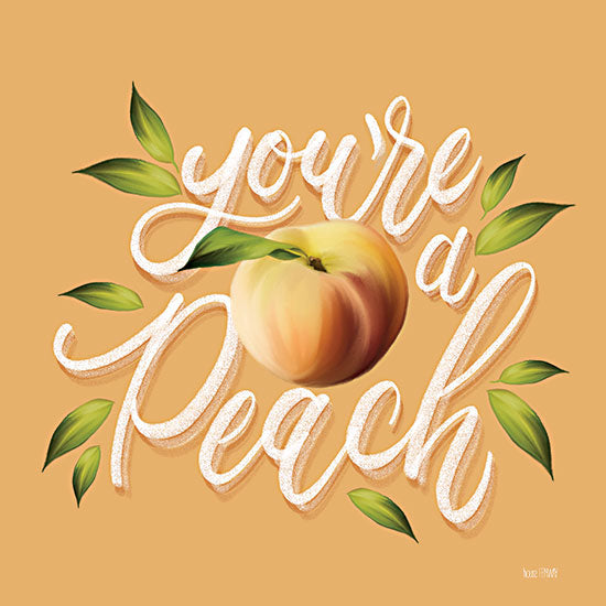 House Fenway FEN379 - FEN379 - You're a Peach - 12x12 You're a Peach, Peach, Love, Signs from Penny Lane