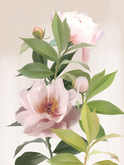 House Fenway FEN420 - FEN420 - Washed Peonies - 12x18 Flowers, Peonies, Spring, Bouquet,  Botanical from Penny Lane
