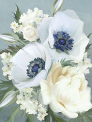 FEN632 - Anemones in Blue III - 12x16