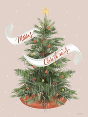 FEN819 - Merry Christmas Tinsel Tree - 12x16
