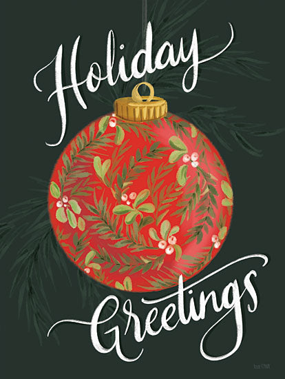 House Fenway FEN827 - FEN827 - Holiday Greetings - 12x16 Holiday Greetings, Ornament, Christmas, Holidays, Signs, Typography from Penny Lane