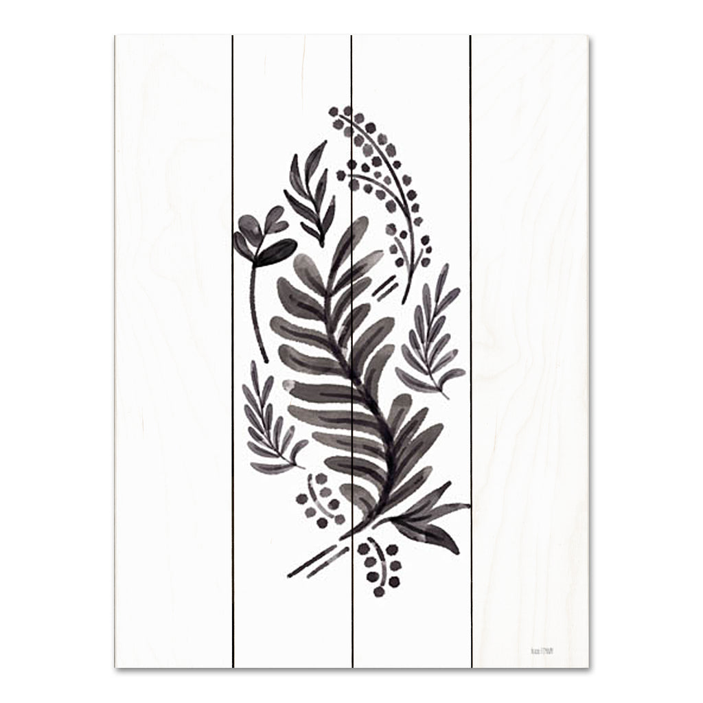 House Fenway FEN856PAL - FEN856PAL - Black Bough II - 12x16 Botanical, Greenery, Black & White, Leaves from Penny Lane