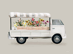 FEN887 - Vintage Flower Truck - 16x12