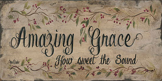 Gail Eads GE307 - Amazing Grace - Grace, Religious, Berries, Sign from Penny Lane Publishing