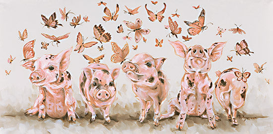 Hollihocks Art Licensing HH223LIC - HH223LIC - Butterfly Dance with the Piglets - 0  from Penny Lane