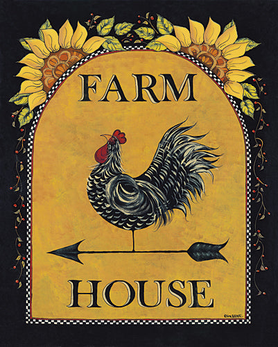 Lisa Hilliker HILL668 - Sunny Farmhouse - Rooster, Farmhouse, Arrow, Country from Penny Lane Publishing