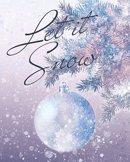 Heidi Kuntz HK109 - HK109 - Let It Snow - 12x16 Let It Snow, Ornament, Winter, Pine Tree, Holidays from Penny Lane