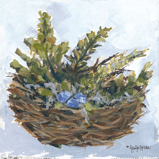 Jennifer Holden HOLD122 - HOLD122 - Resting Place - 12x12 Nest, Greenery, Eggs from Penny Lane