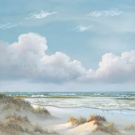 Georgia Janisse JAN170 - Beautiful Day I - Triptych  - Ocean, Tide, Waves, Sand, Triptych from Penny Lane Publishing