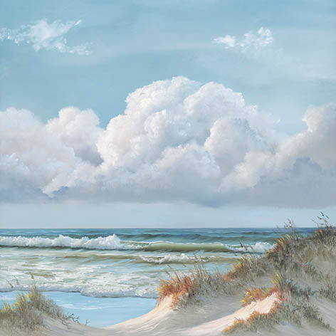 Georgia Janisse JAN172 - Beautiful Day III - Triptych  - Ocean, Tide, Waves, Sand, Triptych from Penny Lane Publishing