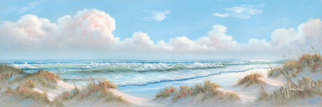 Georgia Janisse JAN222B - JAN222B - Seascape I - 36x12 Ocean, Clouds, Sand, Landscape, Coastal from Penny Lane