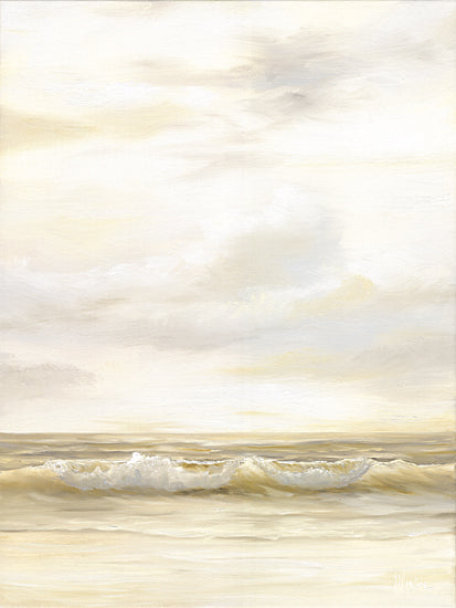 Georgia Janisse JAN326 - JAN326 - Ocean Waves II - 12x16 Coastal, Landscape, Ocean, Waves, Cresting Wave, Sky, Clouds, Neutral Palette, Triptych from Penny Lane