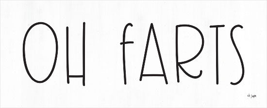 Jaxn Blvd. JAXN610 - JAXN610 - Oh Farts - 20x8 Oh Farts, Bath, Bathroom, Humorous, Black & White, Signs from Penny Lane