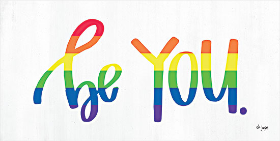 Jaxn Blvd. JAXN623 - JAXN623 - Be YOU - 18x9 Be You, Rainbow Colors, Pride, Typography, Signs, Tween from Penny Lane