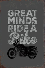 JGS333 - Great Minds Ride a Bike - 12x18