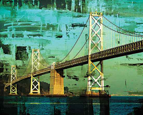 JG Studios JGS380 - JGS380 - San Francisco Bridge - 16x12 San Francisco Bridge, San Francisco, California, Abstract, Bridge from Penny Lane