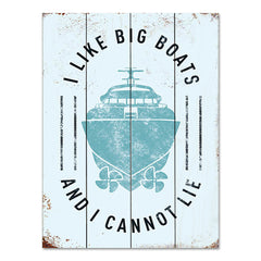 JGS513PAL - I Like Big Boats - 12x16