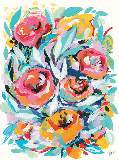 Jessica Mingo JM306 - JM306 - Rose Garden      - 12x16 Abstract, Flowers, Roses from Penny Lane