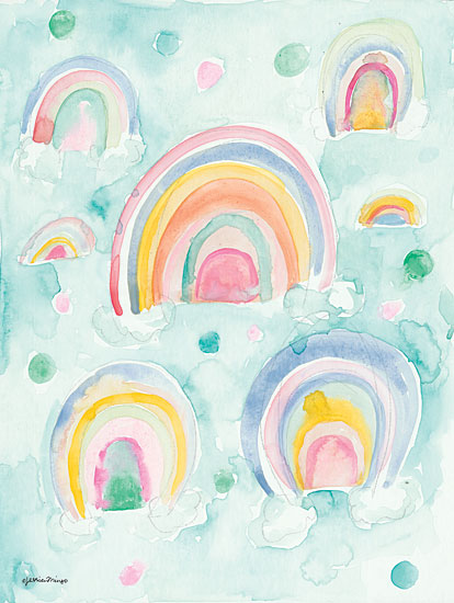 Jessica Mingo JM325 - JM325 - Rainbow Dreams - 12x16 Rainbow, Baby, Pastel Colors, Nature from Penny Lane