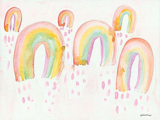 Jessica Mingo JM326 - JM326 - Rainbow Song - 16x12 Rainbow, Baby, Pastel Colors, Nature from Penny Lane