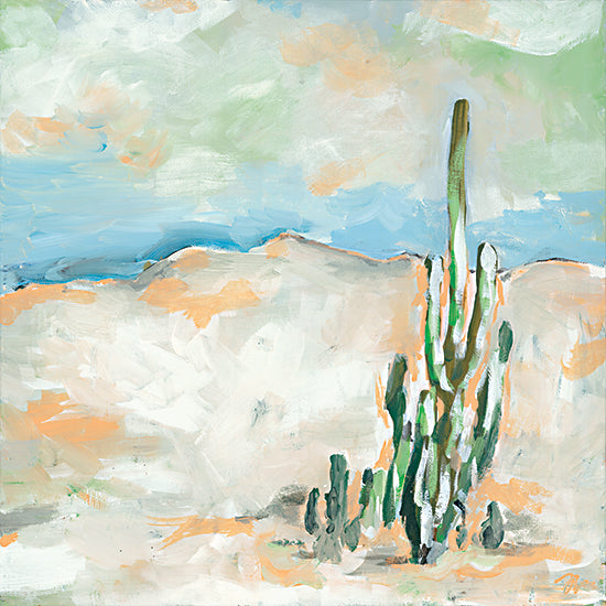 Jessica Mingo JM335 - JM335 - Desert Landscape - 12x12 Desert, Cactus, Landscape, Abstract from Penny Lane