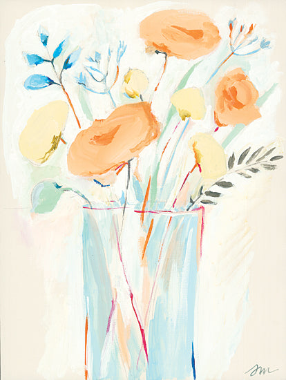 Jessica Mingo JM338 - JM338 - Restful Harmony II - 12x16 Flowers, Bouquet, Vase, Abstract from Penny Lane