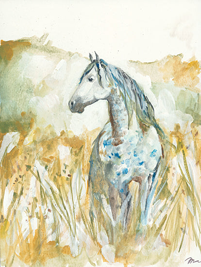 Jessica Mingo JM342 - JM342 - Dreams in a Field - 12x16 Horse, Field, Abstract from Penny Lane