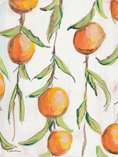 Jessica Mingo JM364 - JM364 - Orange Branch - 12x16 Oranges, Orange Branch, Fruit, Kitchen, Citrus from Penny Lane