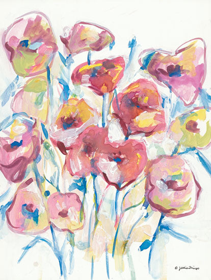 Jessica Mingo JM366 - JM366 - Colorful Floral II - 12x16 Flowers, Abstract from Penny Lane