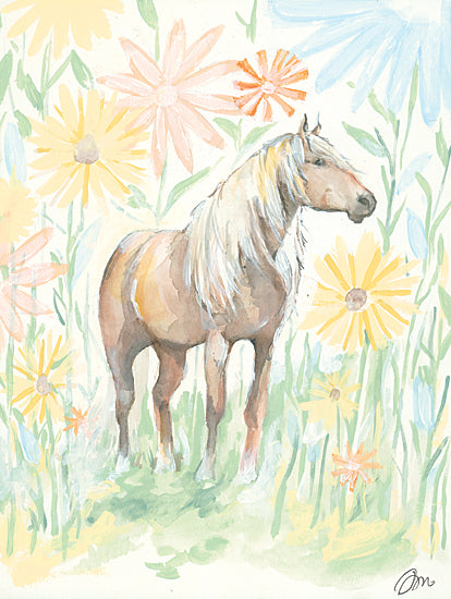 Jessica Mingo JM372 - JM372 - Daisy - 12x16 Horse, Flowers, Whimsical, Daisies from Penny Lane