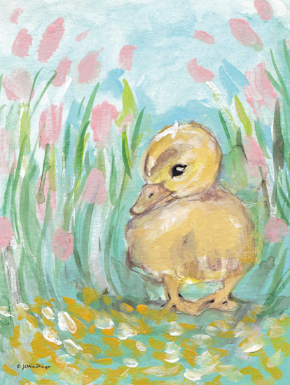 Jessica Mingo JM388 - JM388 - Baby Duckling - 12x18 Duck, Duckling, Abstract from Penny Lane