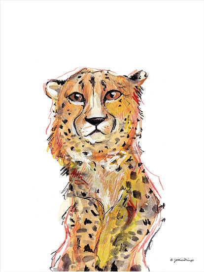 Jessica Mingo JM399 - JM399 - Wild Side - 12x16 Cheetah, Wildlife Abstract from Penny Lane