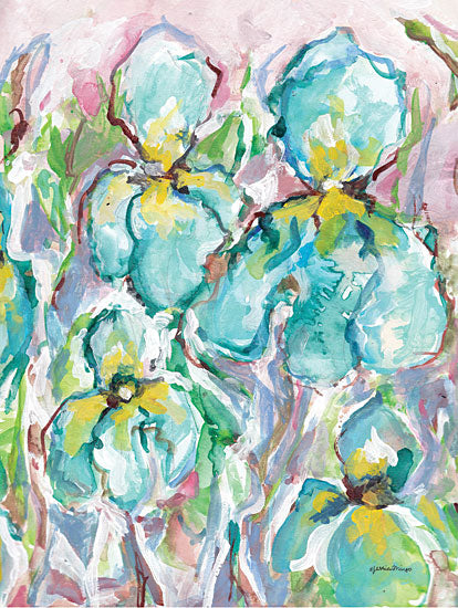 Jessica Mingo JM423 - JM423 - Wild Iris I - 12x16 Iris, Flowers, Abstract from Penny Lane