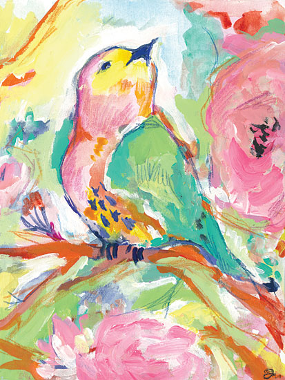 Jessica Mingo JM439 - JM439 - St. Vincent's Birds 3 - 12x16 Birds, Flowers, Abstract, Tropical from Penny Lane