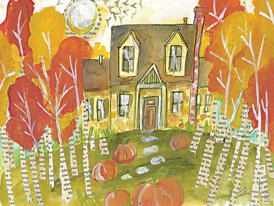 Jessica Mingo JM467 - JM467 - Trick or Treat House - 16x12 House, Autumn, Pumpkins, Whimsical from Penny Lane