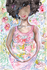 JM500 - Lady in the Floral Dress - 12x18