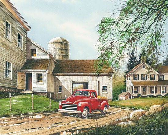 John Rossini JR362 - JR362 - Rural Living - 16x12 Farmhouse, Barn, Silo, Truck, Vintage, Country from Penny Lane